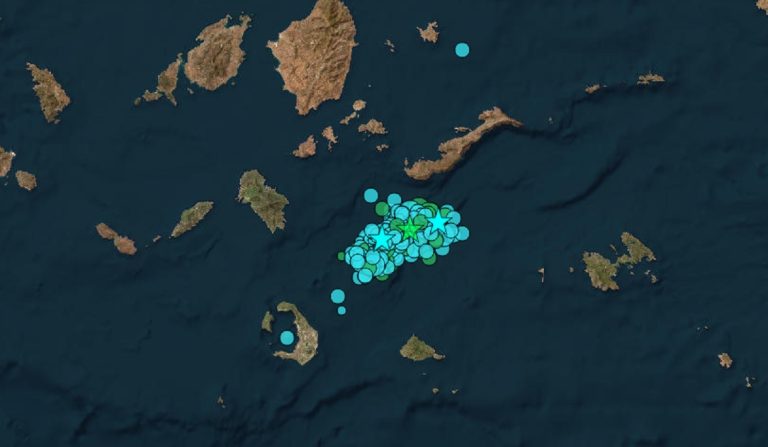Ισχυρός σεισμός 5,3 Ρίχτερ στην Κυκλάδες, έγινε αισθητός στην Αθήνα