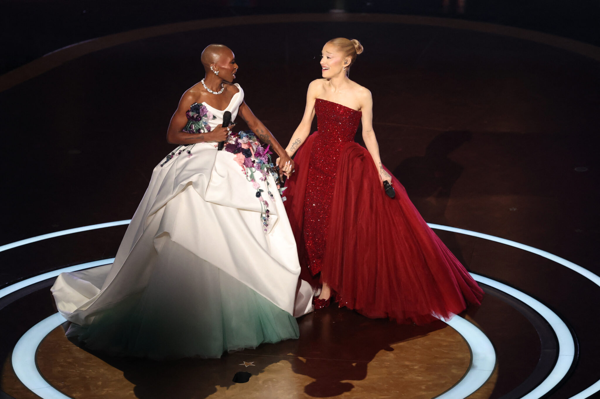 Cynthia Erivo and Ariana Grande