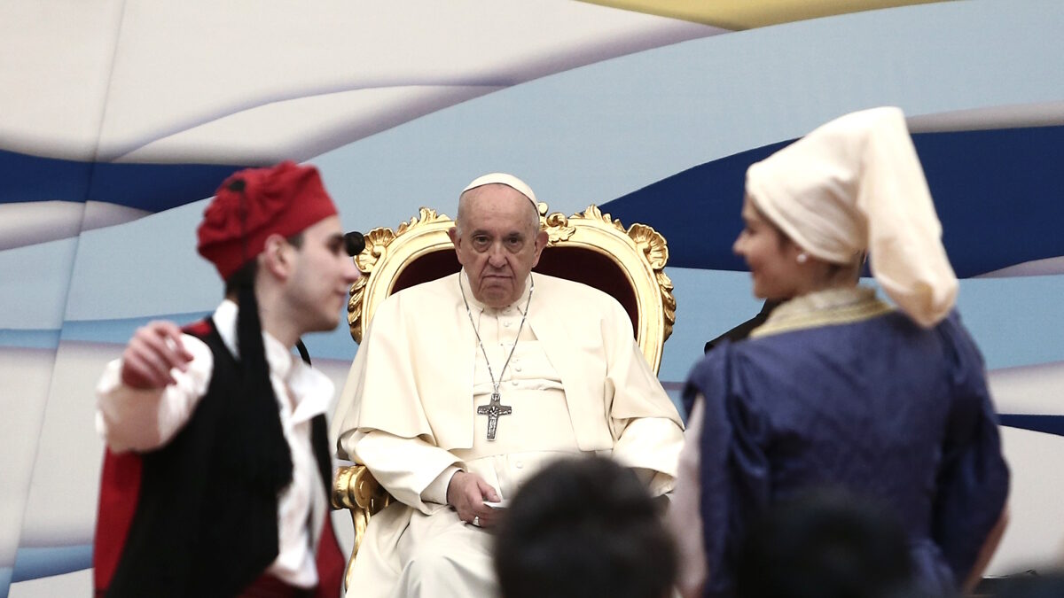 Eπίσκεψη του Πάπα Φραγκίσκου στο Σχολείο "Αγιος Διονύσιος" των Ουρσουλινών Αδελφών στο Μαρούσι