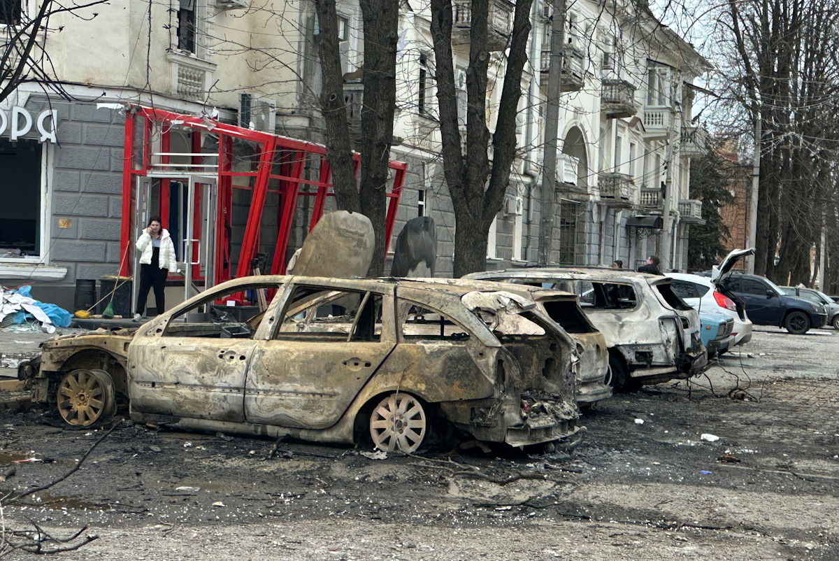 Ρωσική επίθεση στην πόλη Σούμι της Ουκρανίας