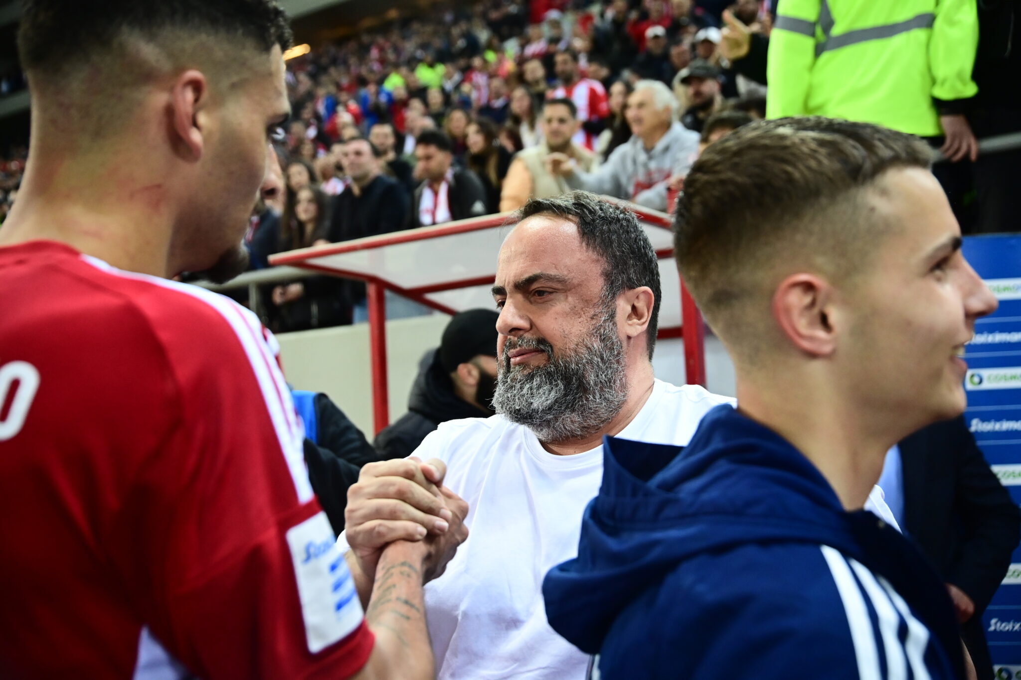 Ο Βαγγέλης Μαρινάκης με τον Κάρμο