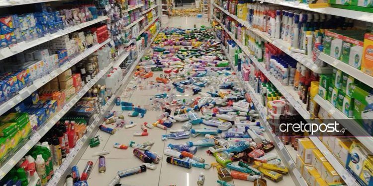 Σεισμός στην Κρήτη: Μπαράζ μετασεισμών μετά τα 6,1 Ρίχτερ