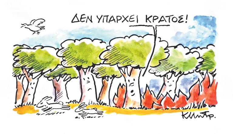 Το σκίτσο του Κώστα Μητρόπουλου για ΤΑ ΝΕΑ 29/07/2025