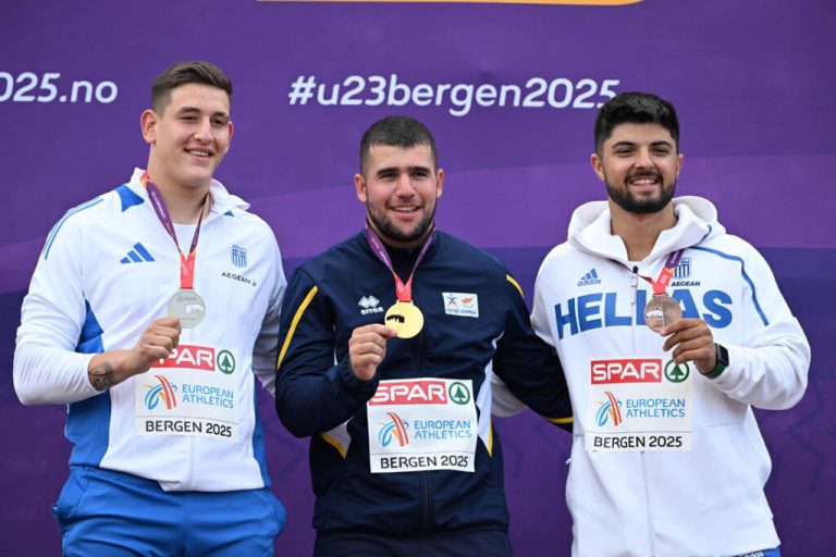Ευρωπαϊκό Πρωτάθλημα Στίβου Κ23: Ελλάδα και Κύπρος το 3/3 στο βάθρο της σφυροβολίας!
