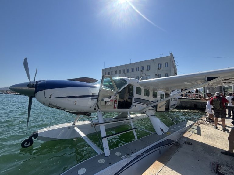 Βόλος: Προσθαλασσώθηκε το πρώτο υδροπλάνο