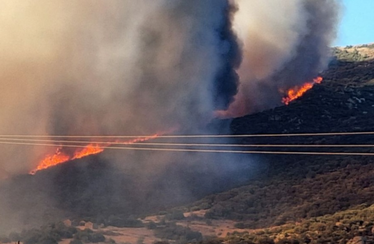 Σε εξέλιξη η φωτιά στην Εορδαία- Χωρίς ενεργό μέτωπο στις Σέρρες