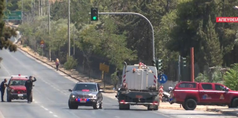 Εκτροπές κυκλοφορίας λόγω της φωτιάς στην Πολυτεχνειούπολη Ζωγράφου