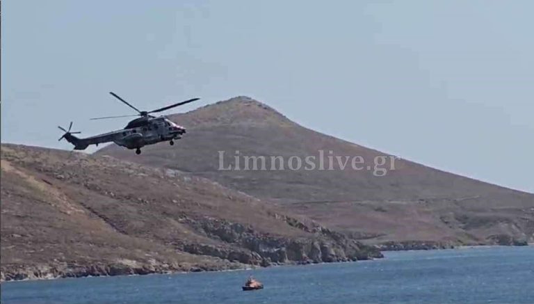 Λήμνος: Διάσωση θρίλερ στο Πλατύ – Δύο παιδιά παρασύρθηκαν με SUP και σώθηκαν από Super Puma και Λιμενικό