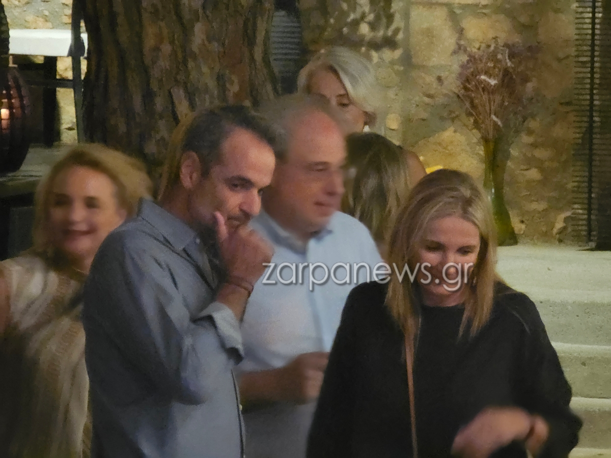 Ο Κυριάκος Μητσοτάκης συνοδευόταν από τη σύζυγό του, Μαρέβα Γκραμπόφσκι