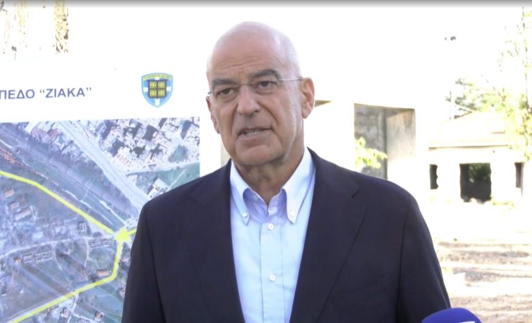 Στη Θεσσαλονίκη ο υπουργός Εθνικής Άμυνας Νίκος Δένδιας – Πάνω από 600 στρατιωτικές κατοικίες στο πρώην στρατόπεδο Ζιάκα