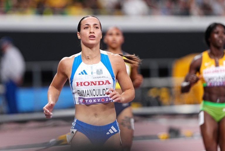 Στα ημιτελικά των 200μ. του Παγκόσμιου Πρωταθλήματος Στίβου η Εμμανουηλίδου με καλύτερη φετινή επίδοση