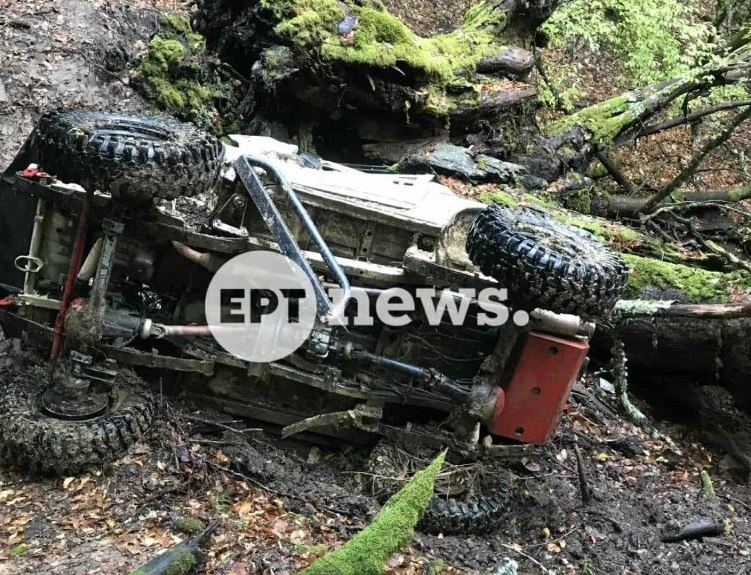 Τρομακτικό τροχαίο στην Καστοριά: Τζιπ έπεσε σε γκρεμό 130 μέτρων