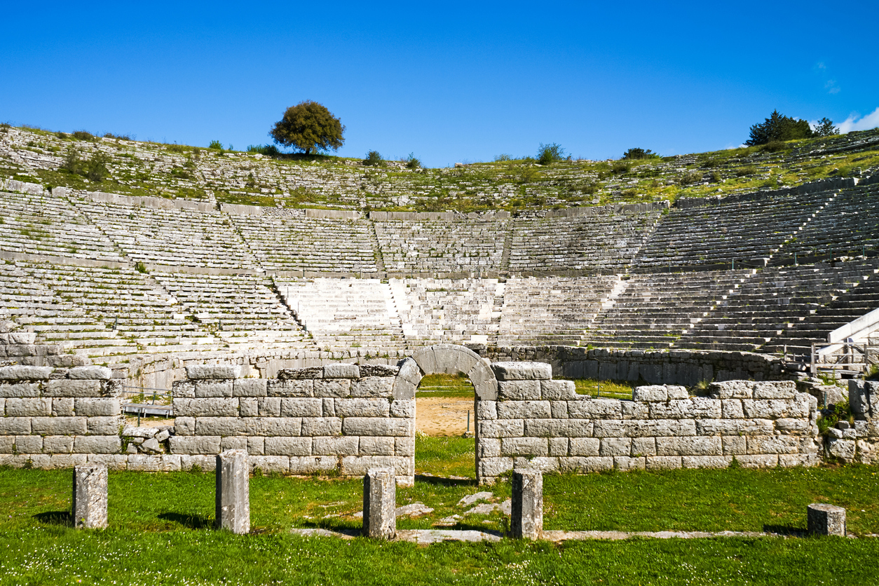 Dodoni ancient theater, Ioannina, Greece