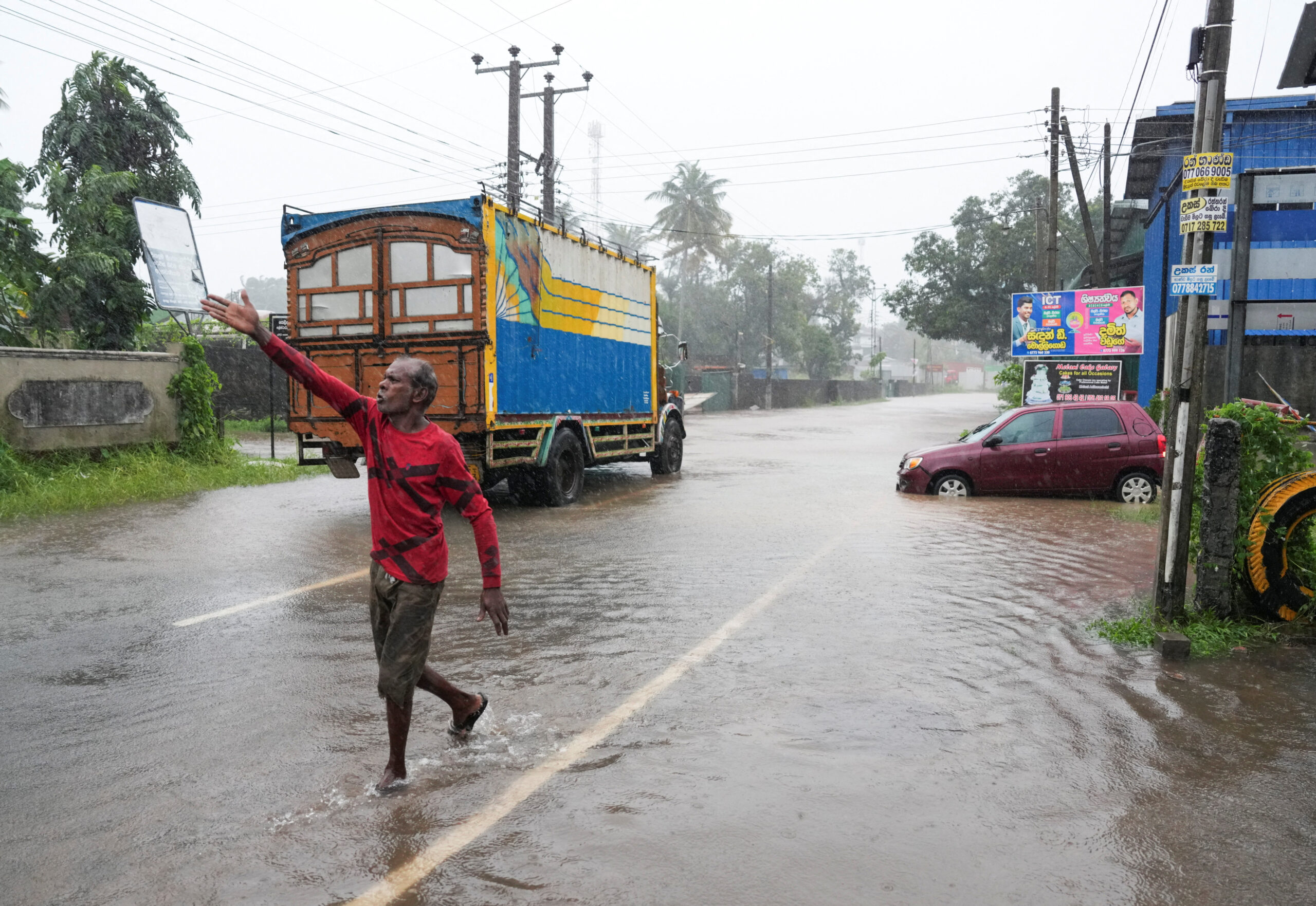 Οι πλημμύρες στη Σρι Λάνκα