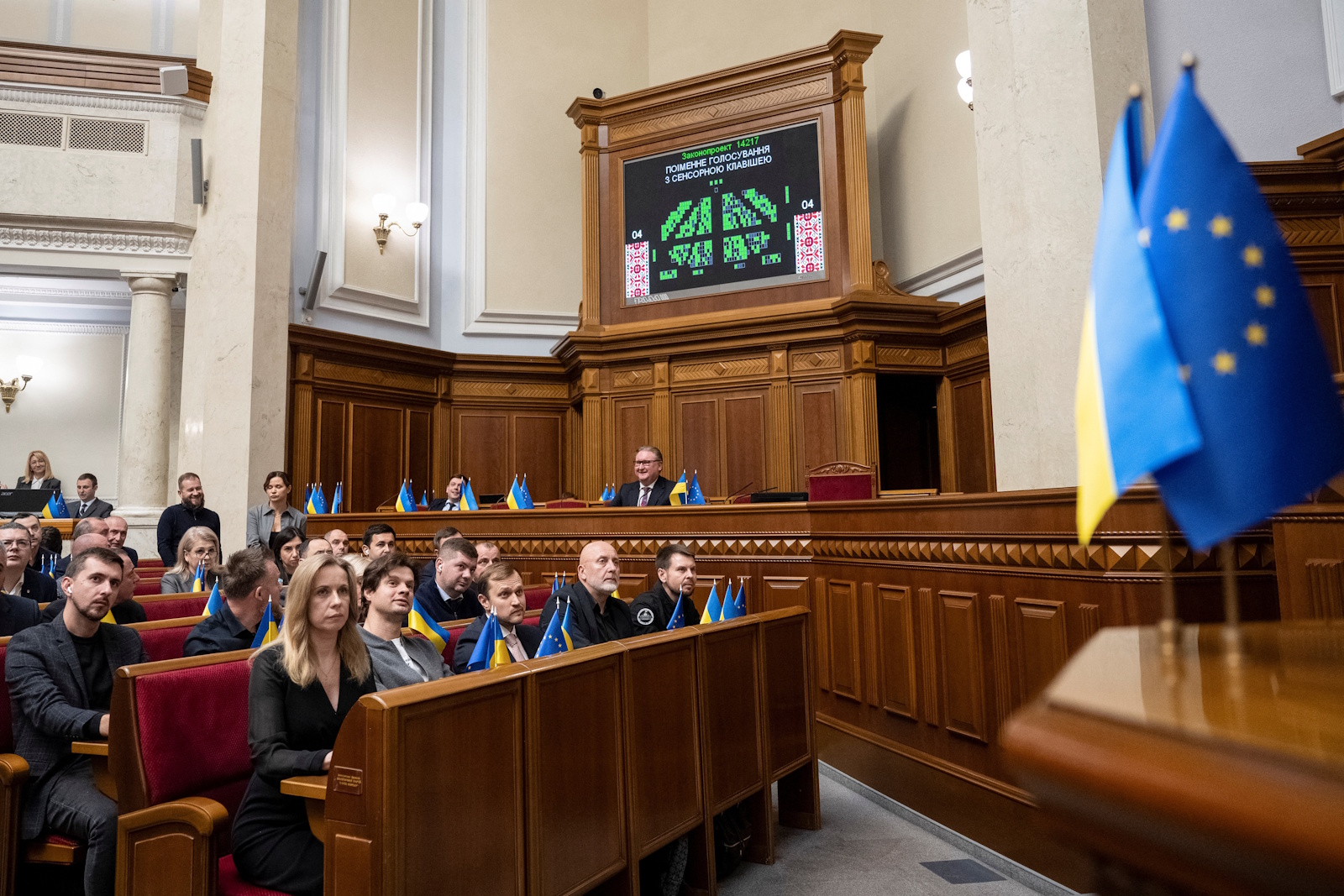 Η ψηφοφορία της ουκρανικής βουλής για το σκάνδαλο διαφθοράς