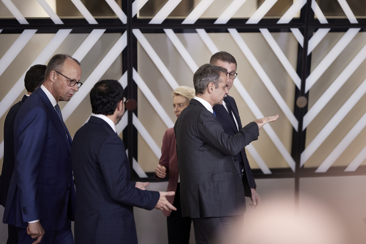 Ο πρωθυπουργός, Κυριάκος Μητσοτάκης στη σύνοδο κορυφής Ευρωπαϊκής Ένωσης - Δυτικών Βαλκανίων στις Βρυξέλλες