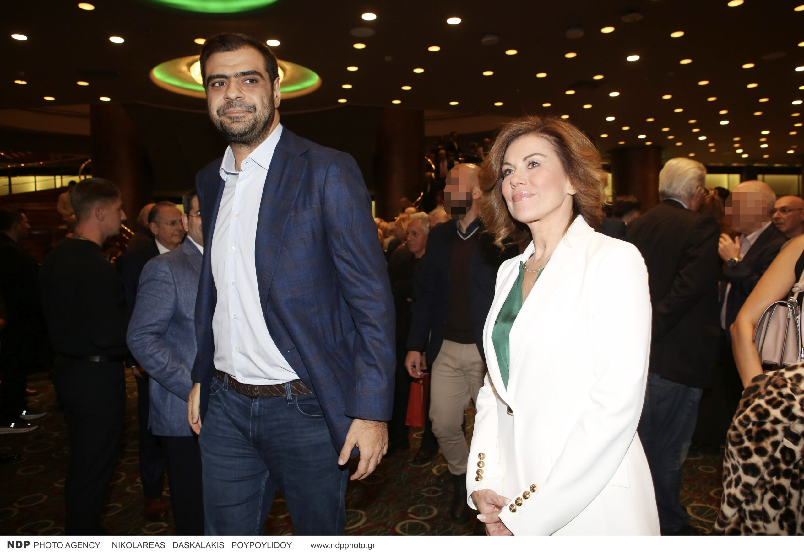 Ο Παύλος Μαρινάκης με την Ευγενία Μανωλίδου