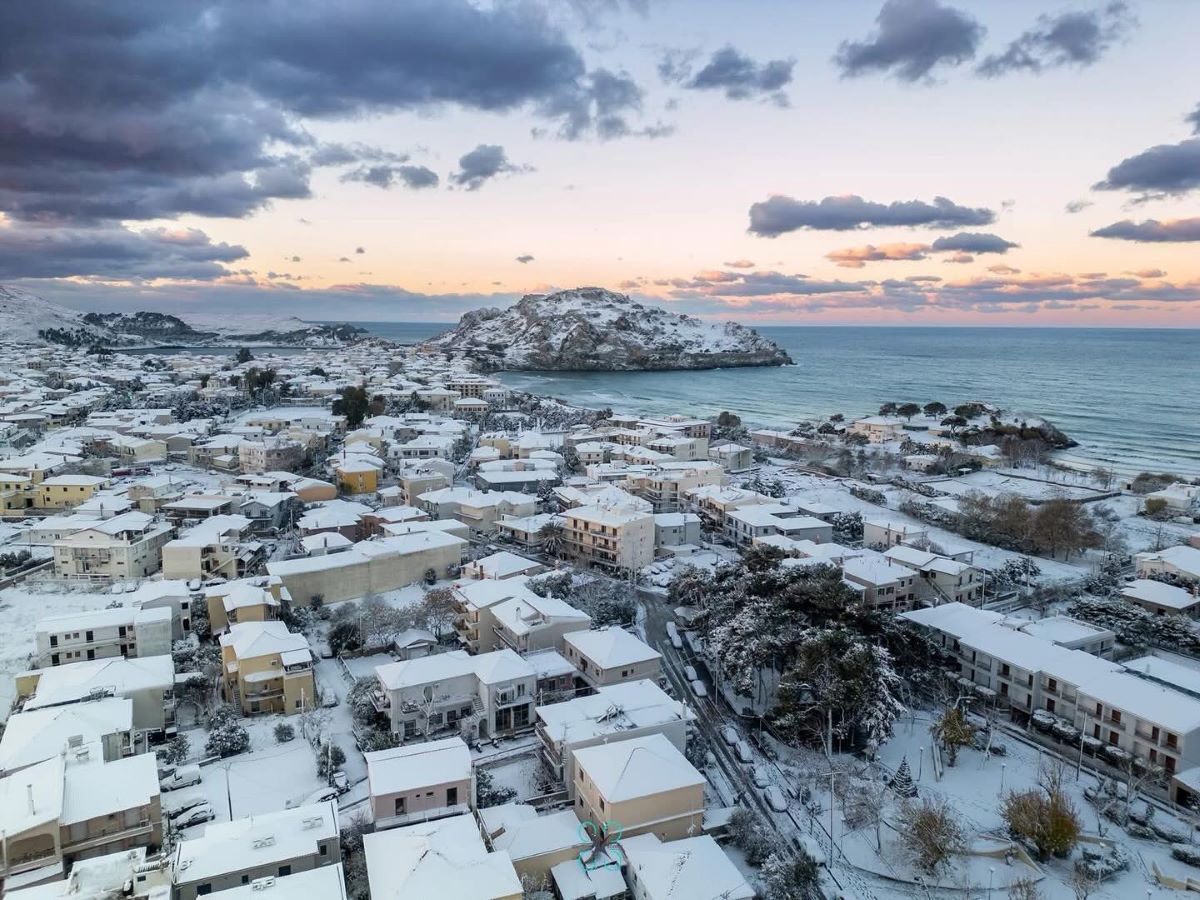 Χιόνια στα νησιά