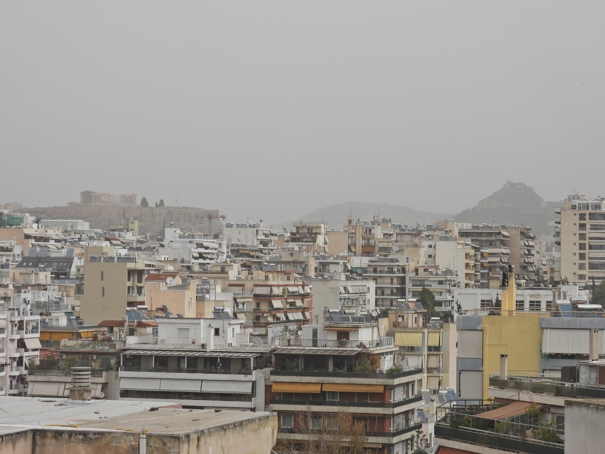 Αφρικανική σκόνη στην Αθήνα