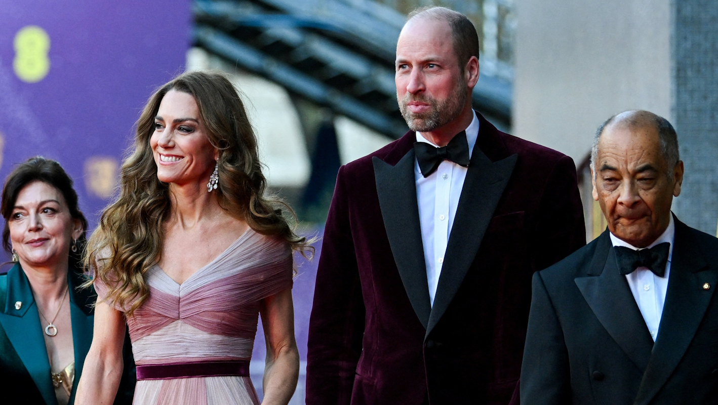 Ο Βρετανός πρίγκιπας της Ουαλίας Γουίλιαμ και η πριγκίπισσα της Ουαλίας Κέιτ Μίντλετον στην τελετή των BAFTA