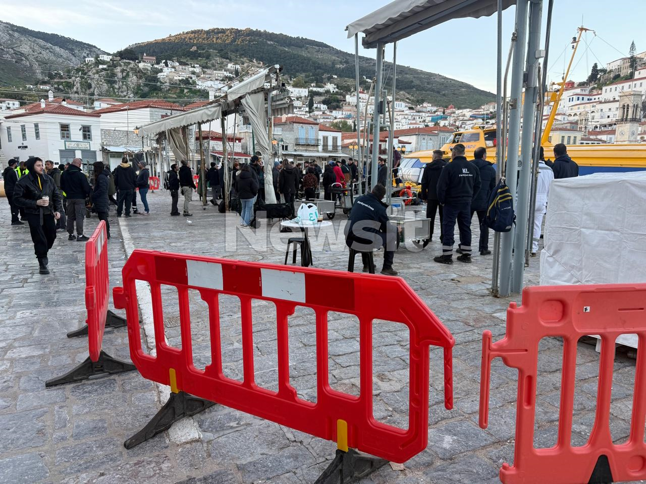 Γυρίσματα της ταινίας του Μπραντ Πιτ στην Ύδρα