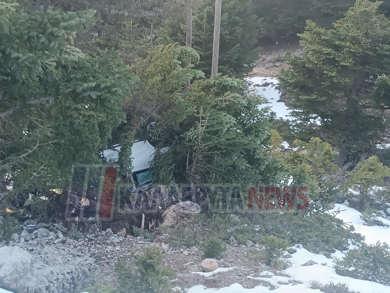 Αυτοκίνητο σε δέντρο